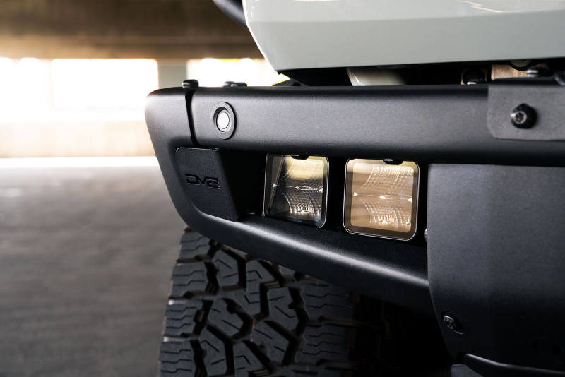 DV8 Offroad 21-22 Ford Bronco Factory Bumper Pocket Light Mount (Pair) 3in LED Pod Lights DV8 Offroad