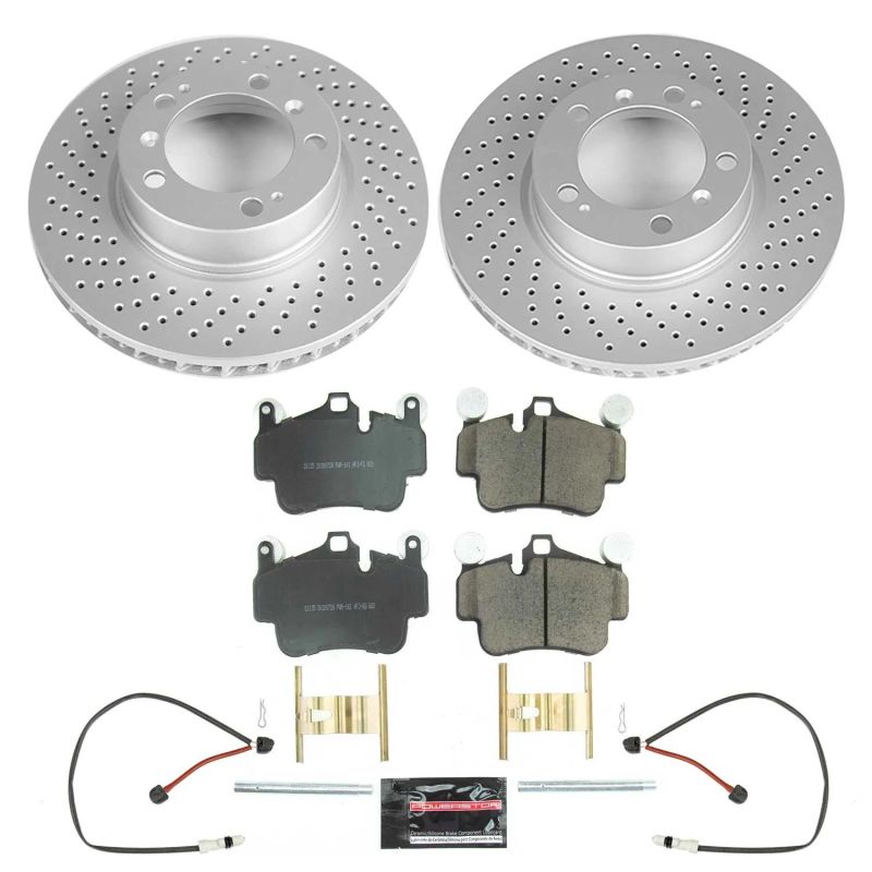 Power Stop 06-08 Porsche 911 Front Z17 Evolution Geomet Coated Brake Kit PowerStop
