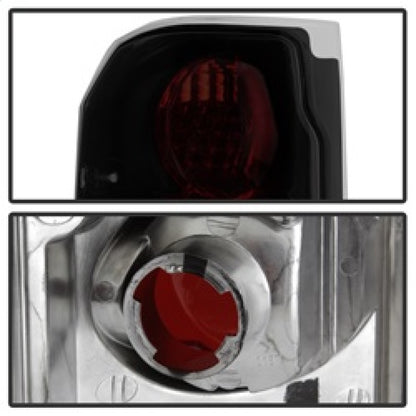Spyder Ford F150 87-96/Ford Bronco 88-96 Euro Style Tail Lights Black Smoke ALT-YD-FF15089-BSM SPYDER