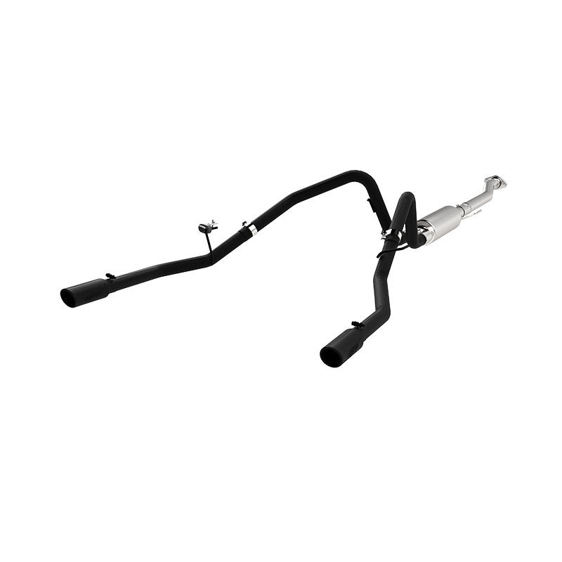 MBRP 11-14 Ford F-150 V6 Ecoboost Black Coated 2.5in Cat-Back Dual Rear Exit Exhaust System MBRP