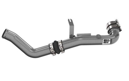 K&N 22-24 Honda Civic 1.5L L4 Aluminum Charge Pipe Kit - Gunmetal Gray