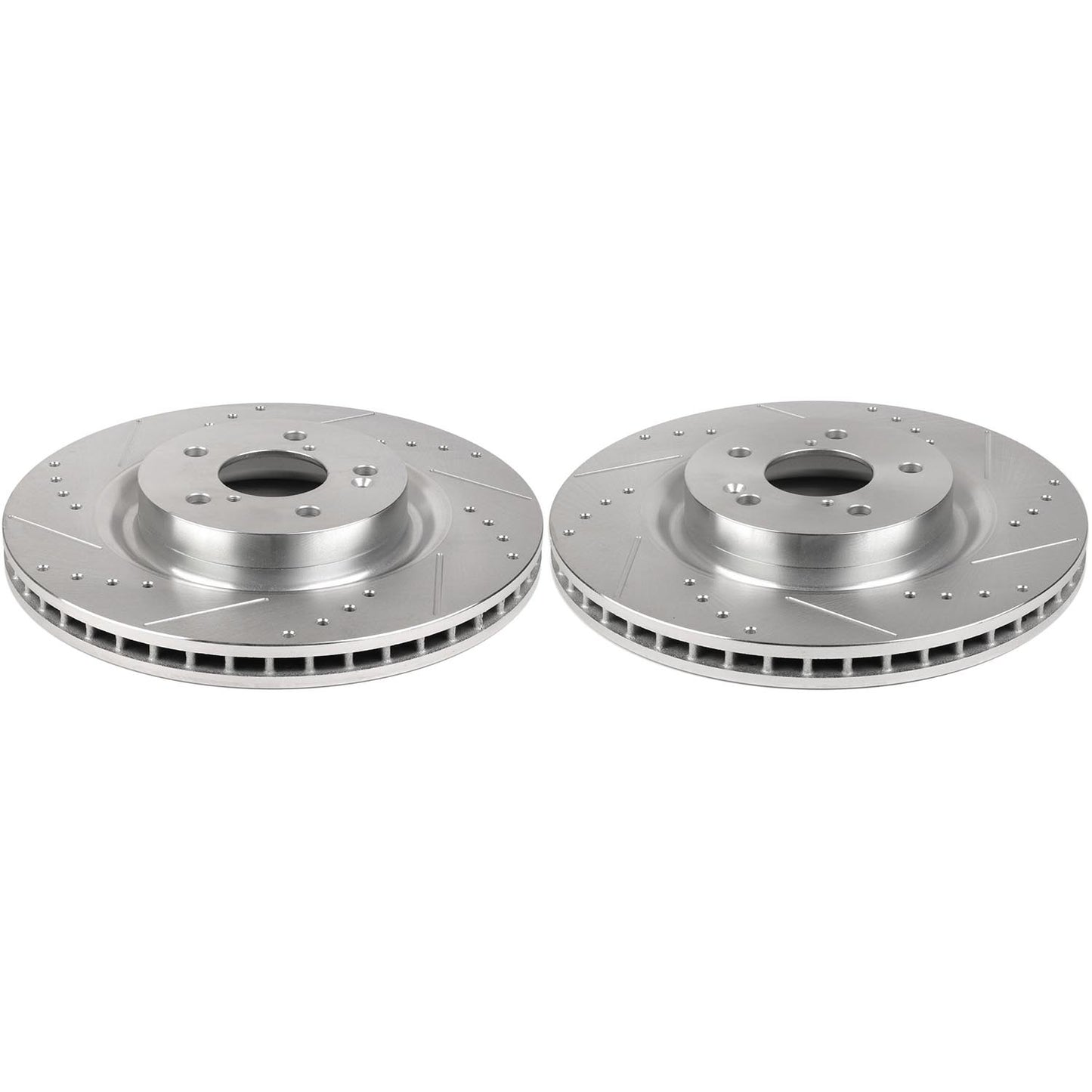 Power Stop 22-24 Acura MDX Front Drilled & Slotted Rotor - Pair