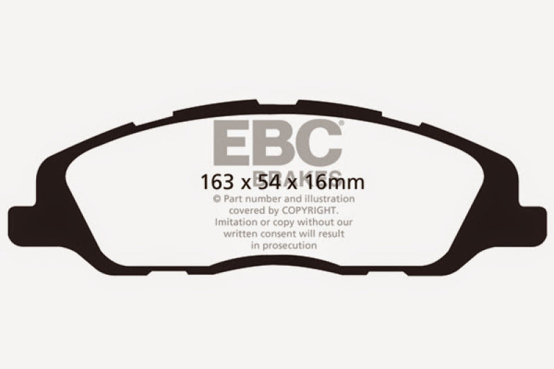 EBC RedStuff Front Brake Pads - DP31868C EBC