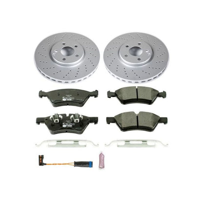 Power Stop 07-09 Mercedes-Benz E350 Front Euro-Stop Brake Kit PowerStop
