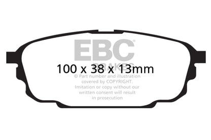 EBC Ultimax2 Rear Brake Pads - UD892 EBC