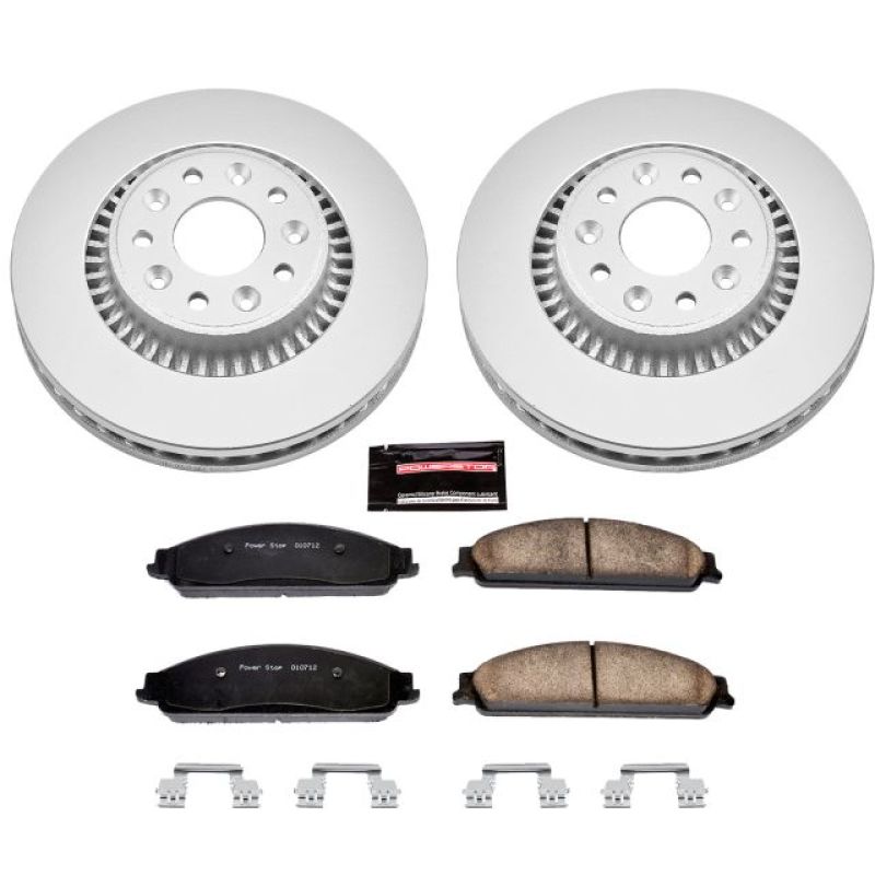 Power Stop 05-07 Ford Five Hundred Front Z17 Evolution Geomet Coated Brake Kit PowerStop