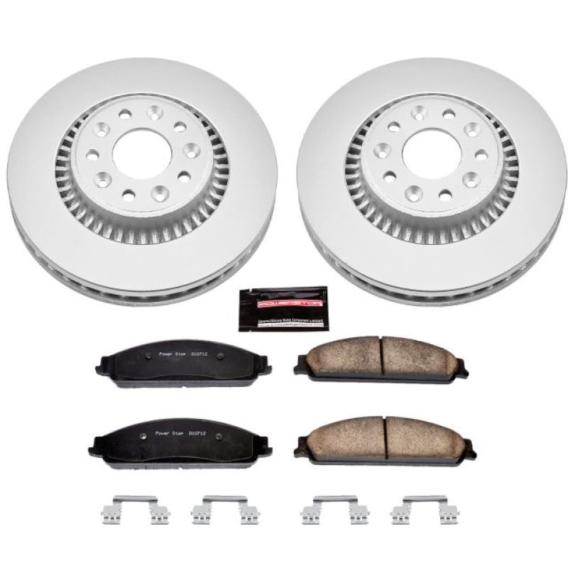 Power Stop 05-07 Ford Five Hundred Front Z17 Evolution Geomet Coated Brake Kit