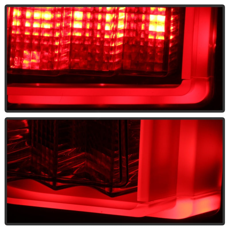 Spyder 18-19 Ford F-150 (w/o Blind Spot Sensor) LED Tail Lights - Blk Smk (ALT-YD-FF15018-LED-BSM) SPYDER