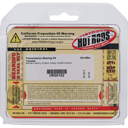 Hot Rods 19-22 Yamaha YZ 250 F 250cc Transmission Bearing Kit HR00162