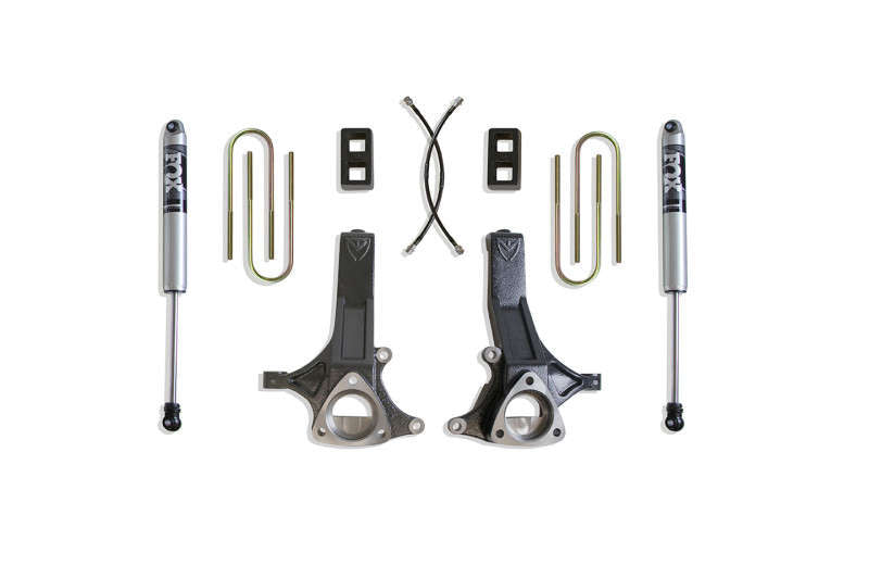 MaxTrac 02-08 Dodge RAM 1500 4in Rear Lift Box Kit w/ Fox Shocks