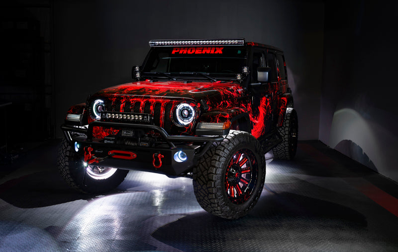 Oracle Jeep Wrangler JK/JL/JT High Performance W LED Fog Lights - ColorSHIFT w/o Controller ORACLE Lighting