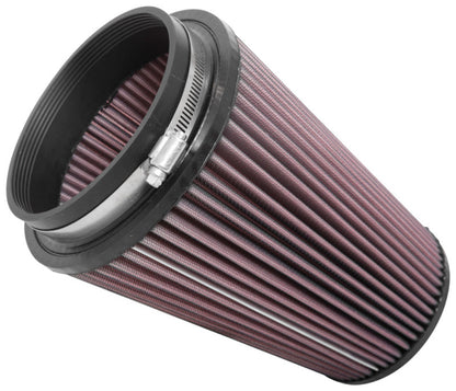 K&N Universal Clamp-On Air Filter 5in FLG / 6-1/2in B / 4-3/8in T / 8-3/4in H K&N Engineering