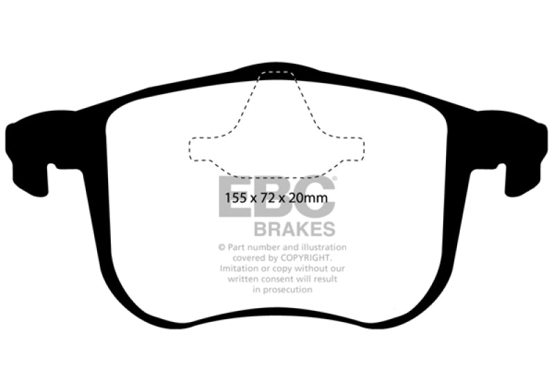 EBC BlueStuff Front Brake Pads - DP51416NDX