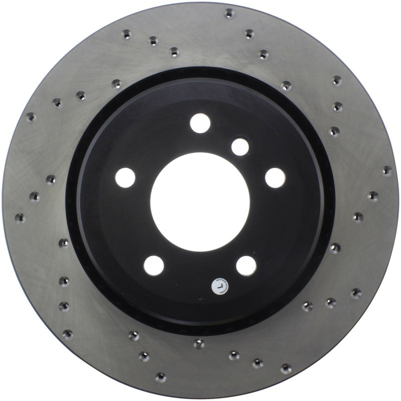 StopTech 01-06 BMW 330 Drilled Left Rear Rotor Stoptech