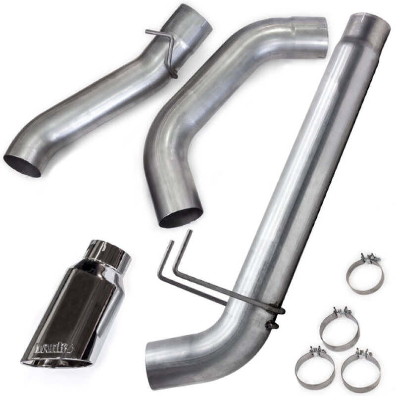 Banks Power 19-23 Ram 6.7L CCLB MSAL Monster Exhaust System - SS Single Exhaust w/ Chrome Tip Banks Power