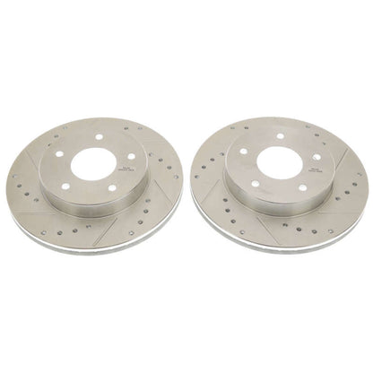 Power Stop 78-81 Pontiac Firebird Rear Evolution Drilled & Slotted Rotors - Pair PowerStop