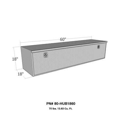 Westin/Brute HD Under Body 18in x 60in Drop Down Door - Aluminum