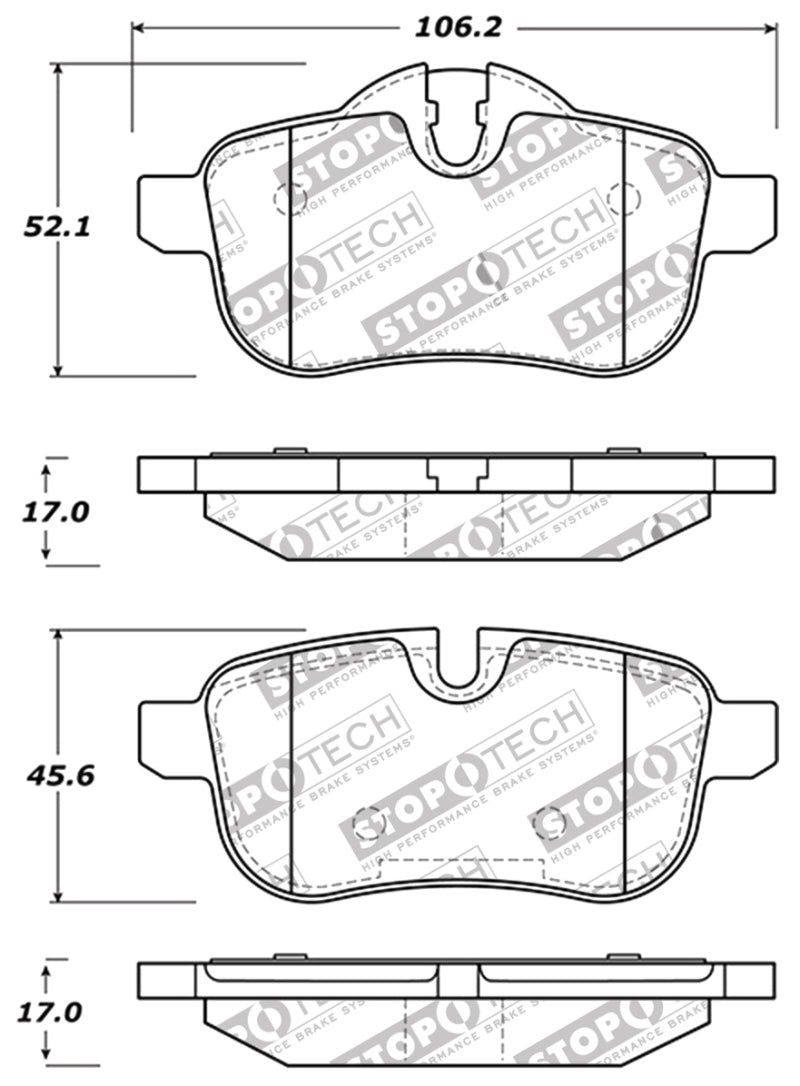 StopTech Performance Brake Pads Stoptech