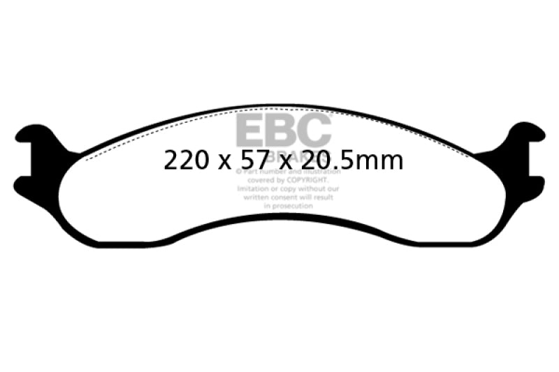 EBC GreenStuff Front Brake Pads - DP61266