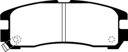 EBC GreenStuff Rear Brake Pads - DP2738 EBC