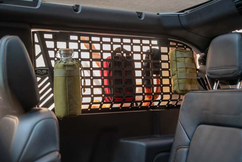 DV8 21-24 Ford Bronco 2-Door Rear Window Pocket Molle Panels  MPBR-12
