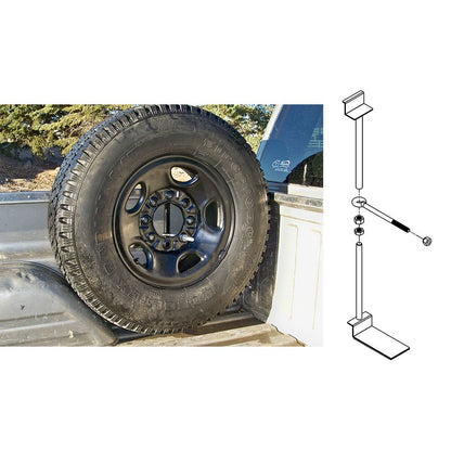 Titan Spare Tire Buddy – Universal Truck Bed Spare Tire Mounting System | Part #9901330