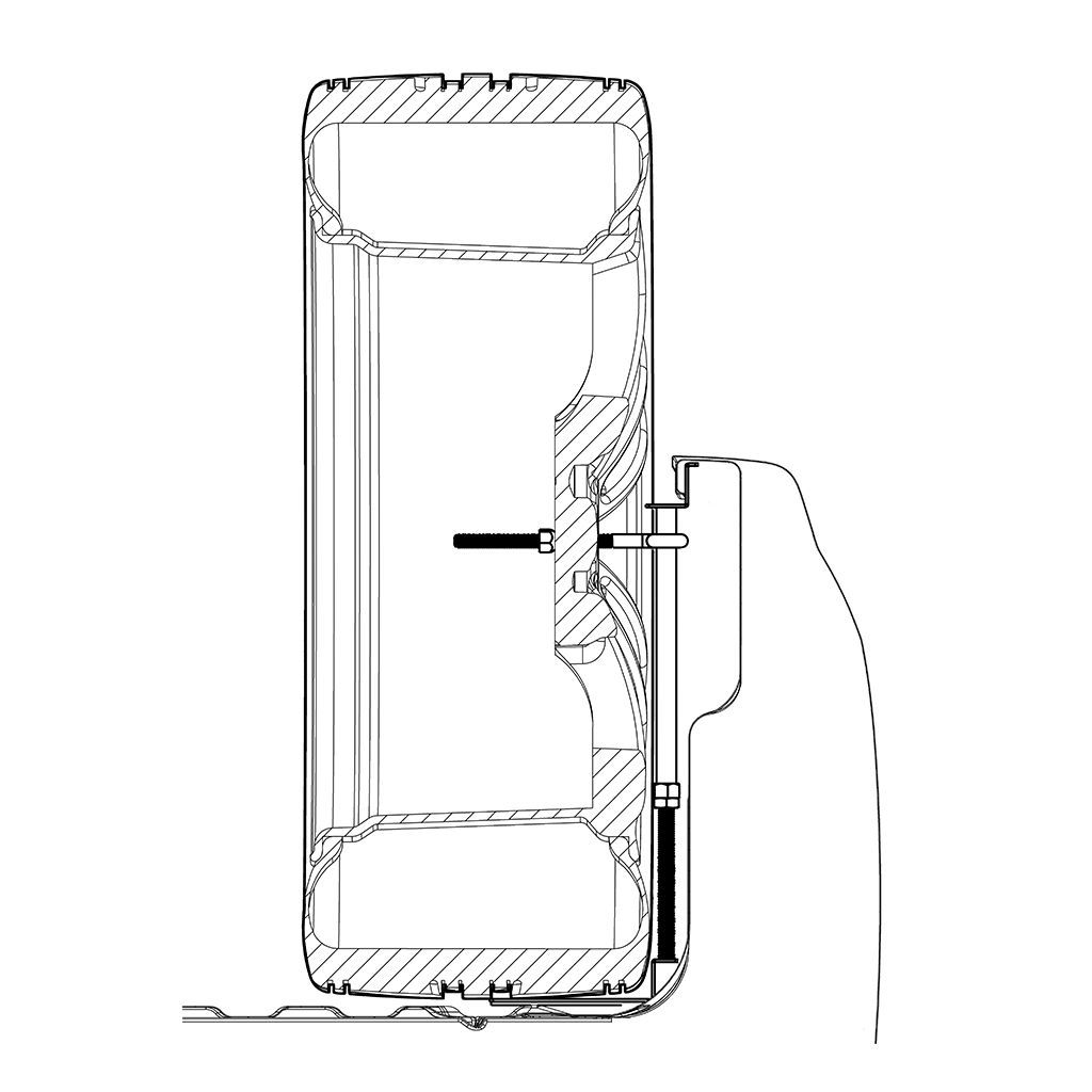 Titan Spare Tire Buddy – Universal Truck Bed Spare Tire Mounting System | Part #9901330
