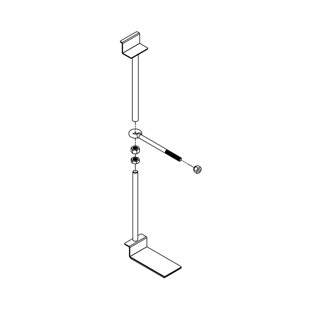 Titan Spare Tire Buddy – Universal Truck Bed Spare Tire Mounting System | Part #9901330