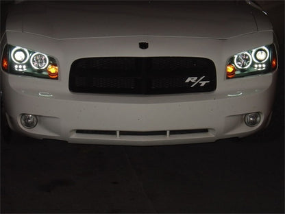 Spyder Dodge Charger 06-10 Projector Headlights Halogen Model CCFL Halo LED Blk PRO-YD-DCH05-CCFL-BK SPYDER