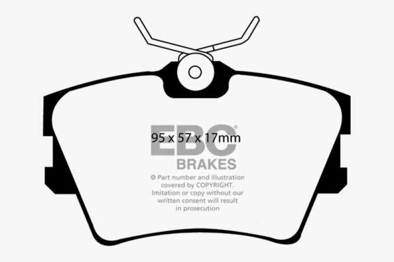 EBC GreenStuff Rear Brake Pads - DP61102 EBC