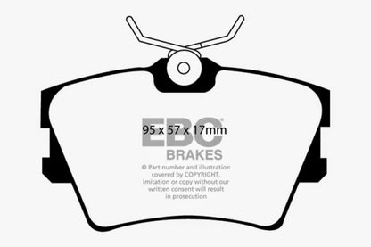 EBC GreenStuff Rear Brake Pads - DP61102 EBC