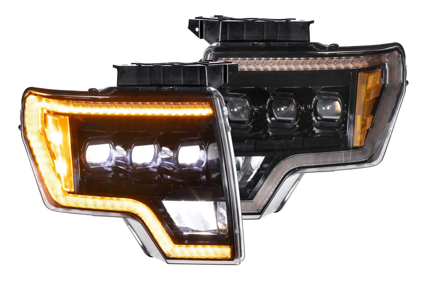 Morimoto XB LED Headlights: Ford F-150 (09-14 / Amber DRL / Set) Morimoto