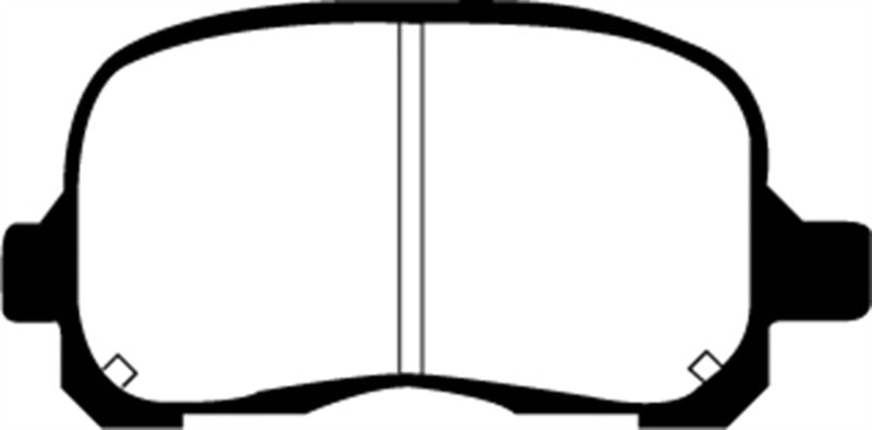 EBC YellowStuff Front Brake Pads - DP41195R EBC
