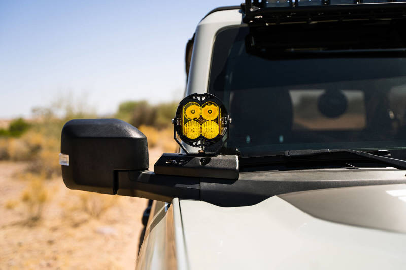 DV8 21-22 Ford Bronco A-Pillar Pod Light Mounts DV8 Offroad