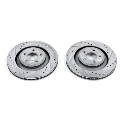 Power Stop 13-14 Chrysler 200 Front Evolution Drilled & Slotted Rotors - Pair PowerStop