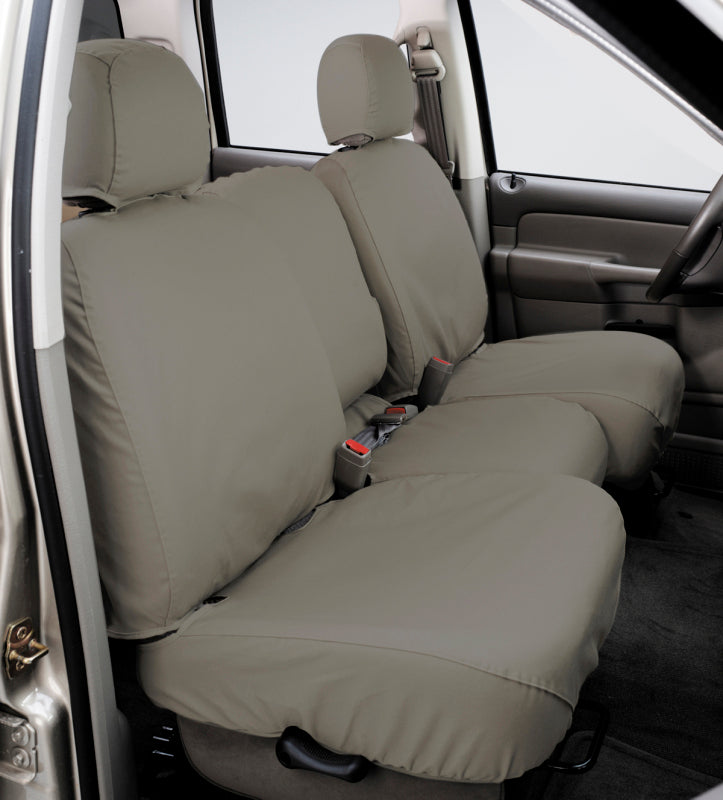 Covercraft 21-24 Ford F-150 Waterproof Polyester SeatSaver Custom Front Row Seat Covers - Taupe