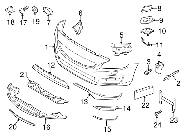 Genuine OEM Volvo Blind Rivet (987681) X1