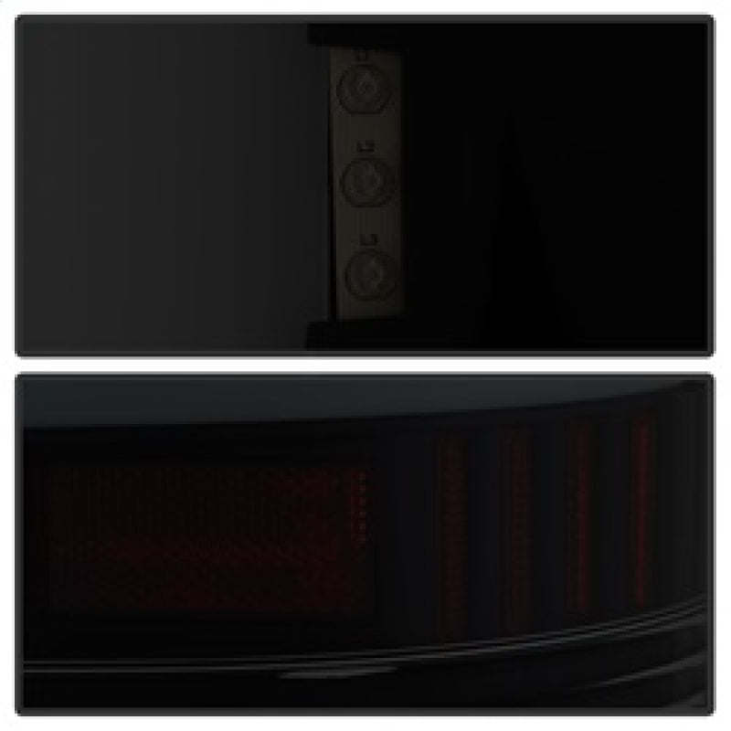 xTune 07-13 GMC Sierra 1500 LED Tail Lights - Black Smoke (ALT-ON-GS07-G2-LED-BSM) SPYDER