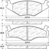 StopTech Premium Ceramic Front Brake Pads - 308.05690