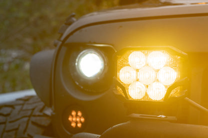 Morimoto BigBanger NCS LED Pod (Combo / Yellow / Each)