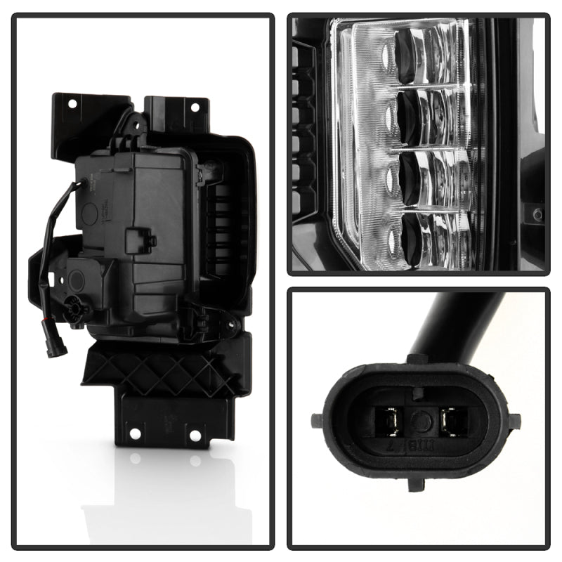 Spyder 20-22 GMC Sierra 2500/3500 HD OEM Fog Lights w/ Universal Switch SPYDER