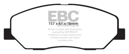EBC YellowStuff Front Brake Pads - DP41821R EBC