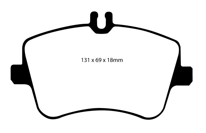 EBC YellowStuff Front Brake Pads - DP41365R EBC