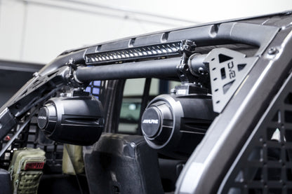 DV8 Offroad 18-25 Jeep Wrangler JL 4-Door Speaker/Light Bar Mount  SBJL-01