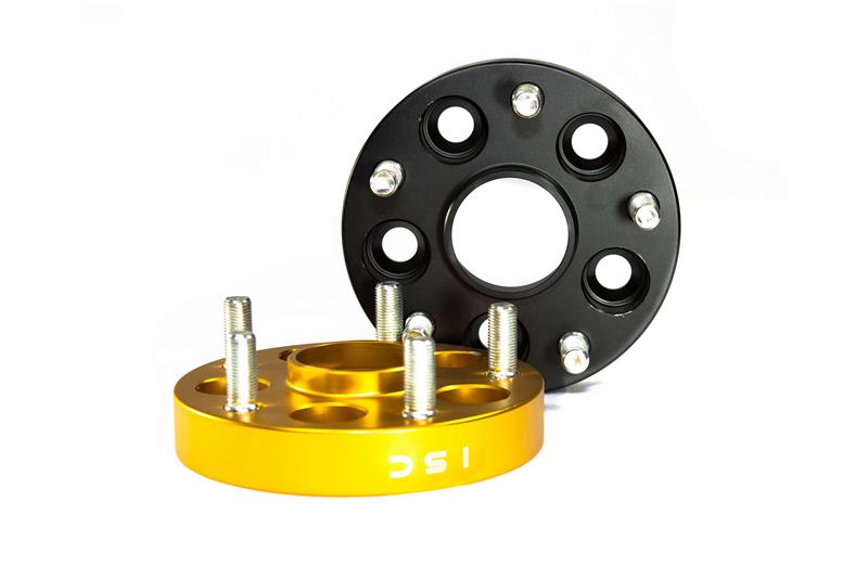 ISC Suspension 5x100 Hub Centric Wheel Spacers 25mm Black (Pair)
