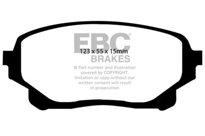 EBC GreenStuff Front Brake Pads - DP61756 EBC
