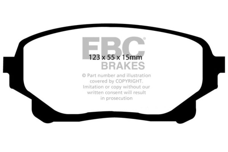 EBC GreenStuff Front Brake Pads - DP61756