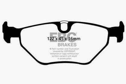 EBC GreenStuff Rear Brake Pads - DP21091 EBC