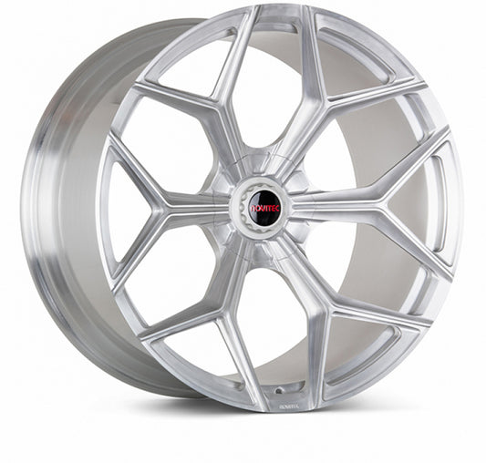 Vossen x Novitec NL4-5L 21x13 ET:57 Brushed - Gloss Clear Lamborghini Aventador Rear Wheel