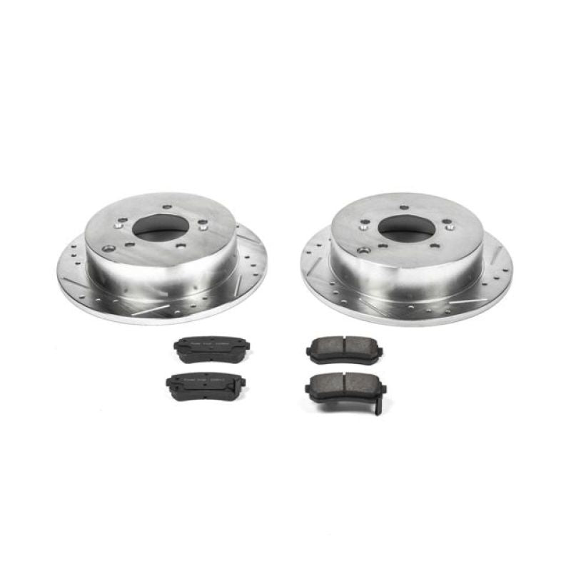 Power Stop 10-15 Hyundai Tucson Rear Z23 Evolution Sport Brake Kit PowerStop